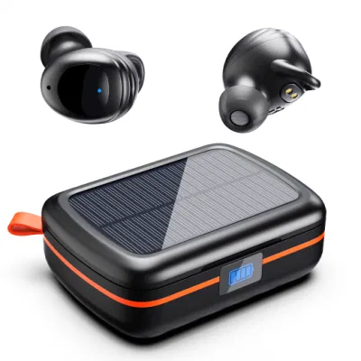 Auriculares inalámbricos con estuche de carga portátil y conectividad Bluetooth